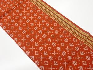 縞に幾何学・抽象模様織出し袋帯